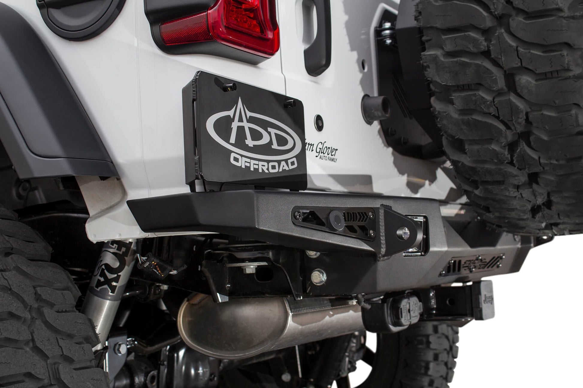 ADD R961321280103 2018 - 2022 Jeep Wrangler JL Stealth Fighter HD Rear Bumper - Rugged Truck Gear