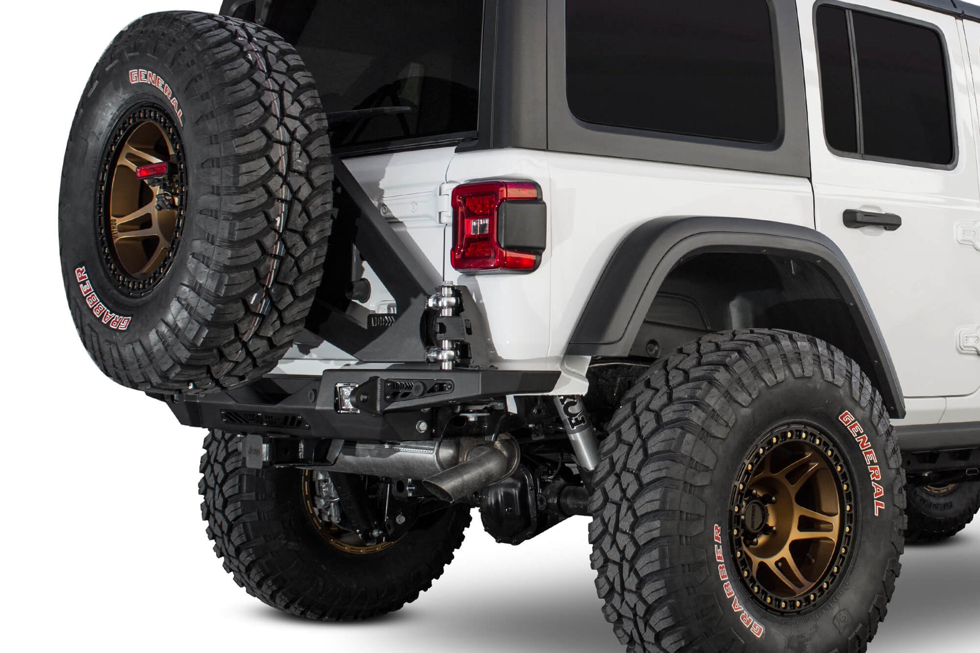 ADD R961321280103 2018 - 2022 Jeep Wrangler JL Stealth Fighter HD Rear Bumper - Rugged Truck Gear