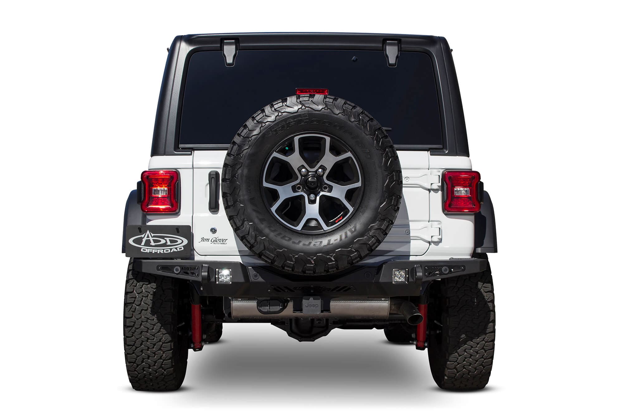 ADD R961321280103 2018 - 2022 Jeep Wrangler JL Stealth Fighter HD Rear Bumper - Rugged Truck Gear