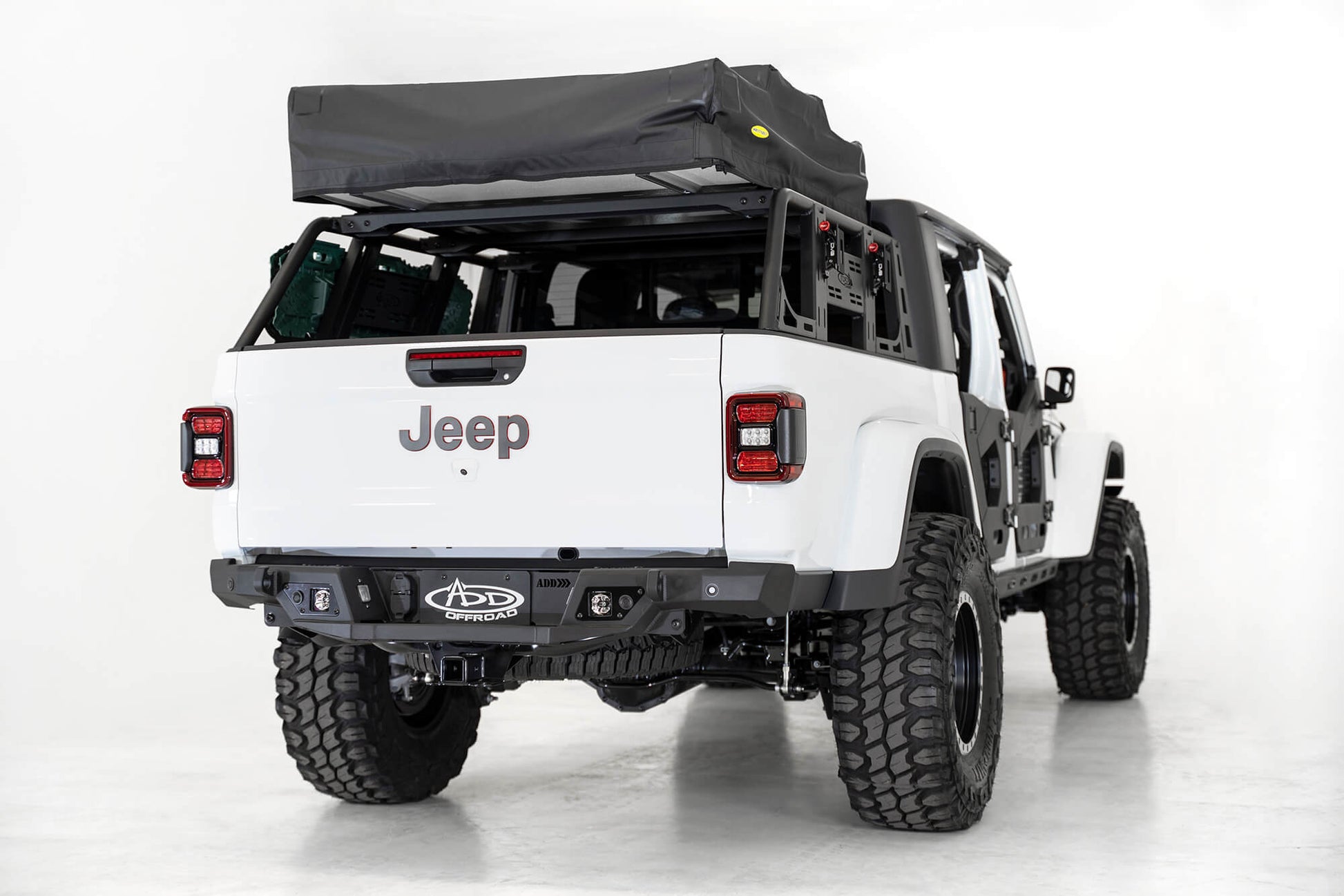 ADD R971241280103 2020 - 2023 Jeep Gladiator JT Stealth Fighter Rear Bumper - Rugged Truck Gear