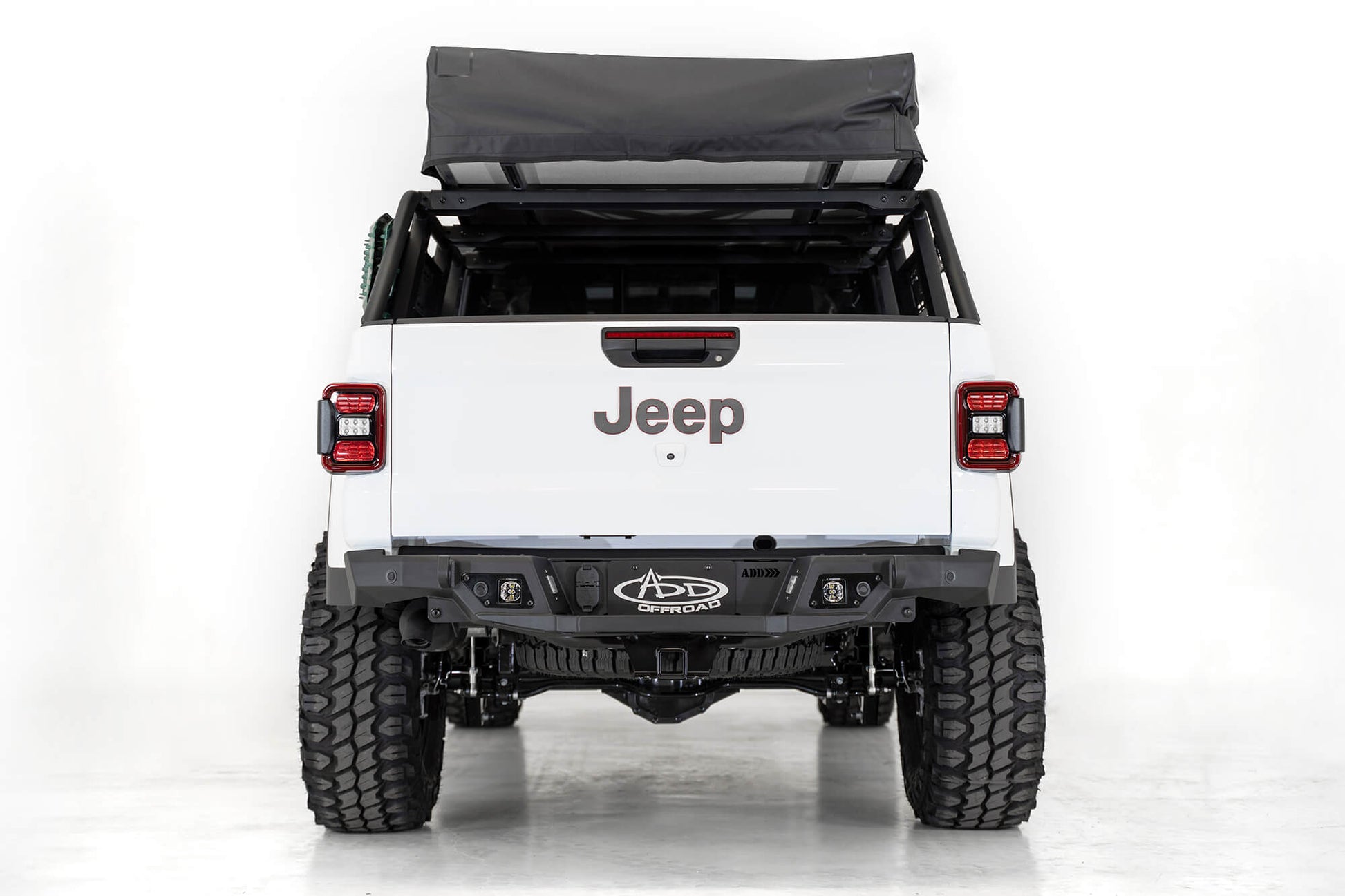 ADD R971241280103 2020 - 2023 Jeep Gladiator JT Stealth Fighter Rear Bumper - Rugged Truck Gear
