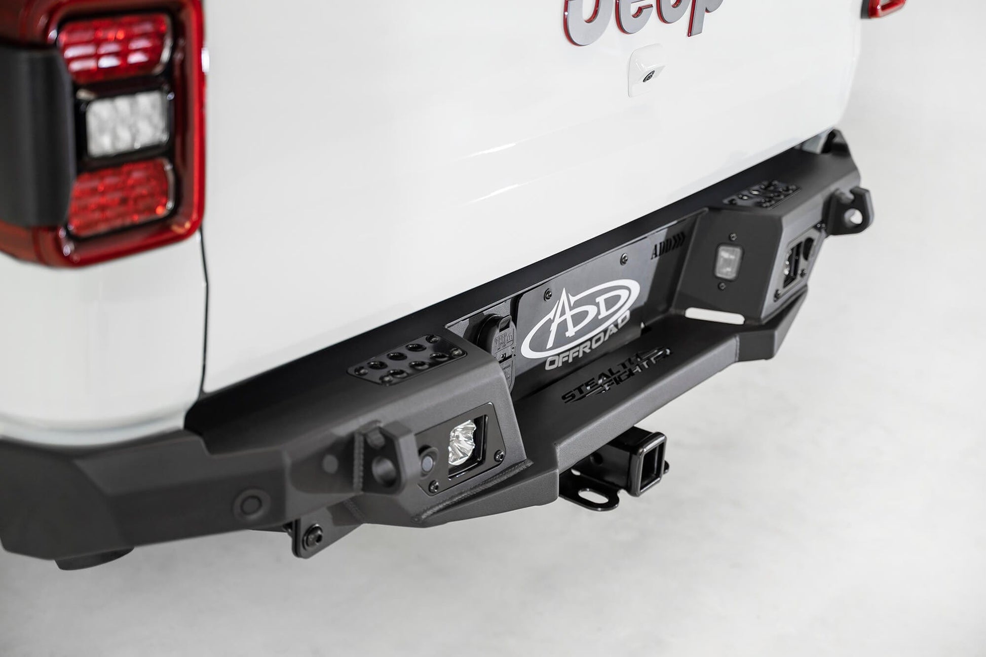 ADD R971241280103 2020 - 2023 Jeep Gladiator JT Stealth Fighter Rear Bumper - Rugged Truck Gear