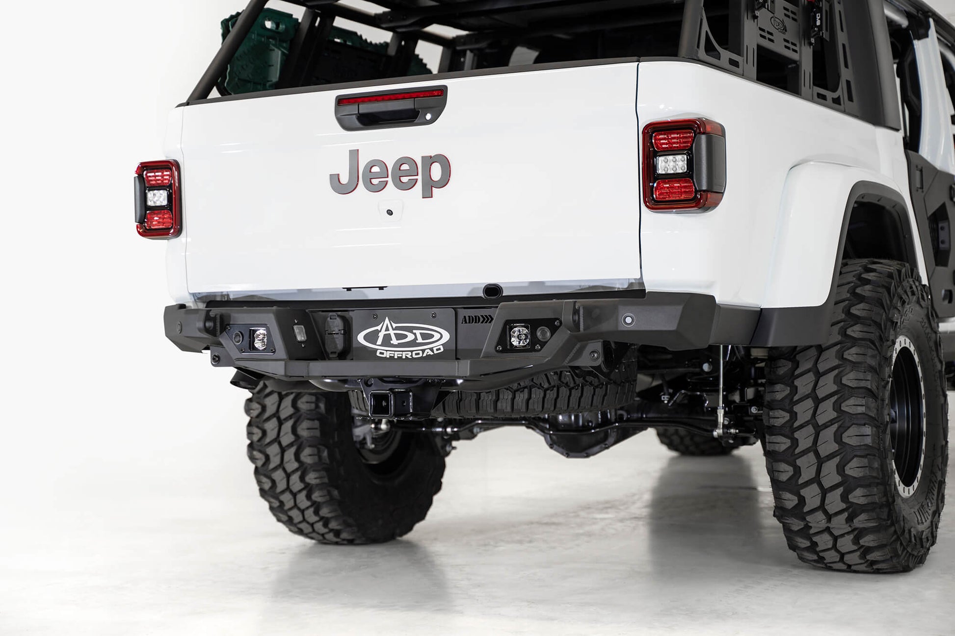 ADD R971241280103 2020 - 2023 Jeep Gladiator JT Stealth Fighter Rear Bumper - Rugged Truck Gear