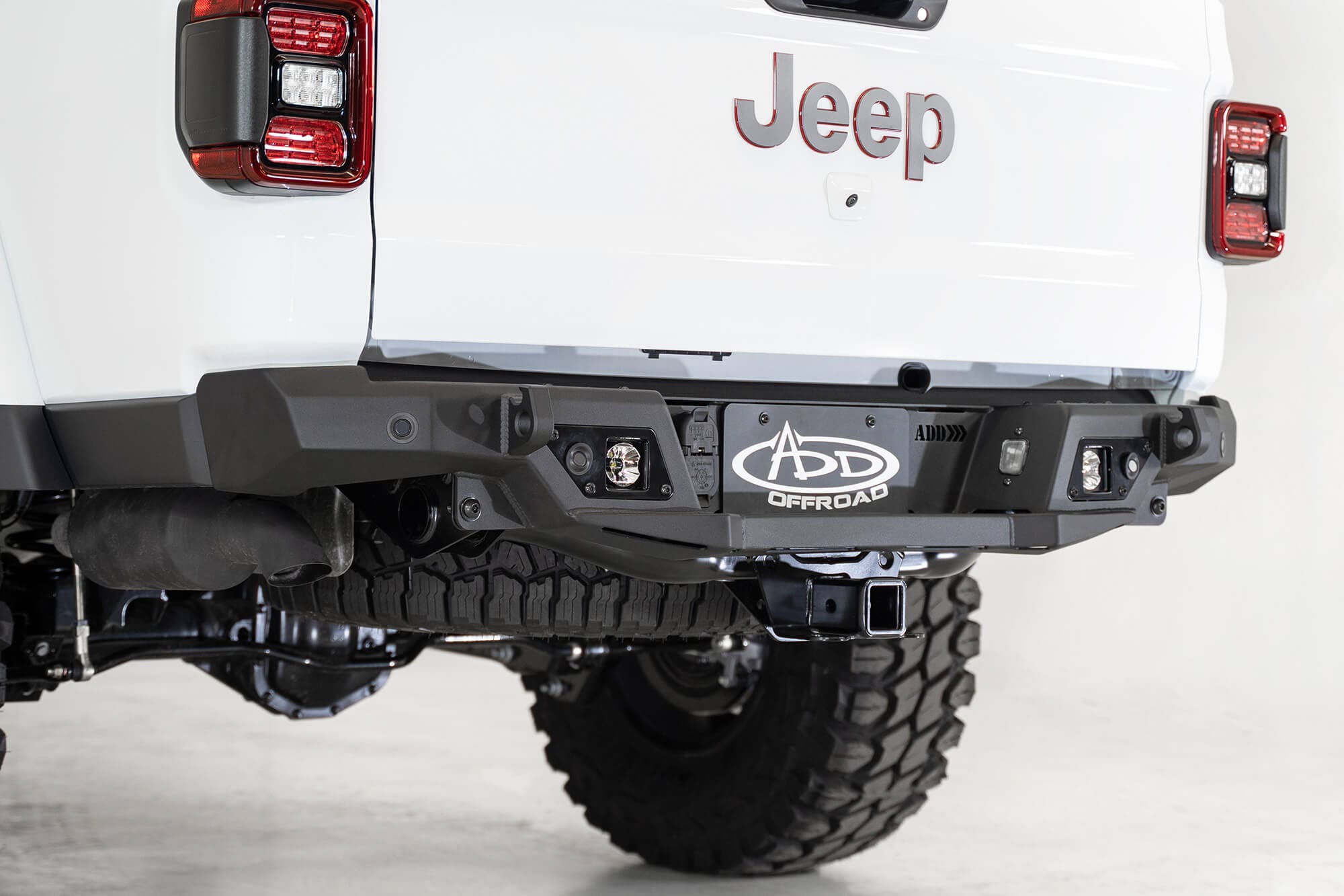 ADD R971241280103 2020 - 2023 Jeep Gladiator JT Stealth Fighter Rear Bumper - Rugged Truck Gear