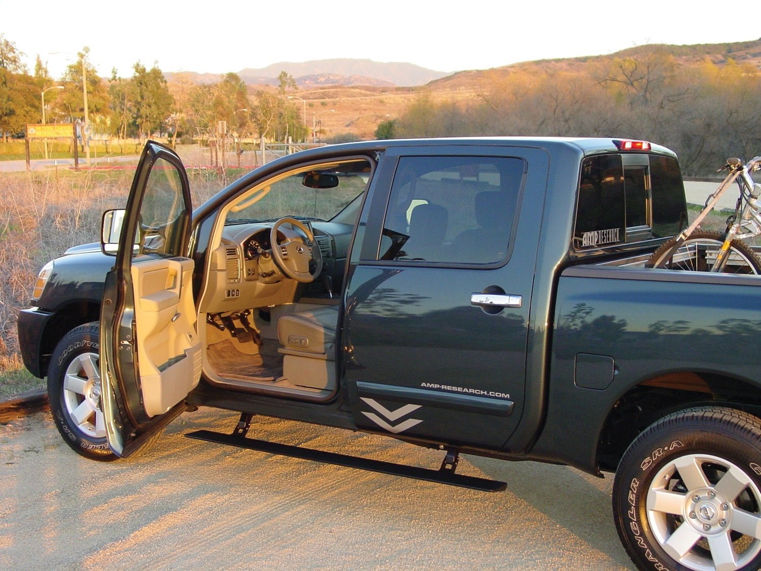 AMP Research PowerStep 75110 - 01A 2004 - 2015 Nissan TITAN Running Board - Rugged Truck Gear