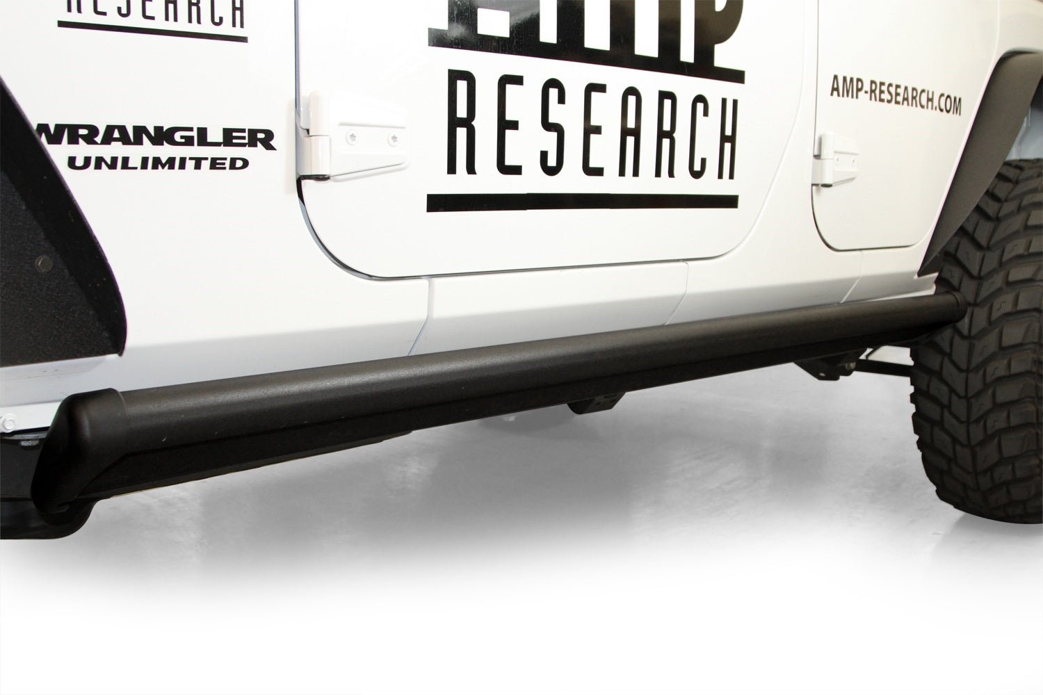 AMP Research PowerStep 75122 - 01A 2007 - 2018 Jeep Wrangler JK Running Board - Rugged Truck Gear