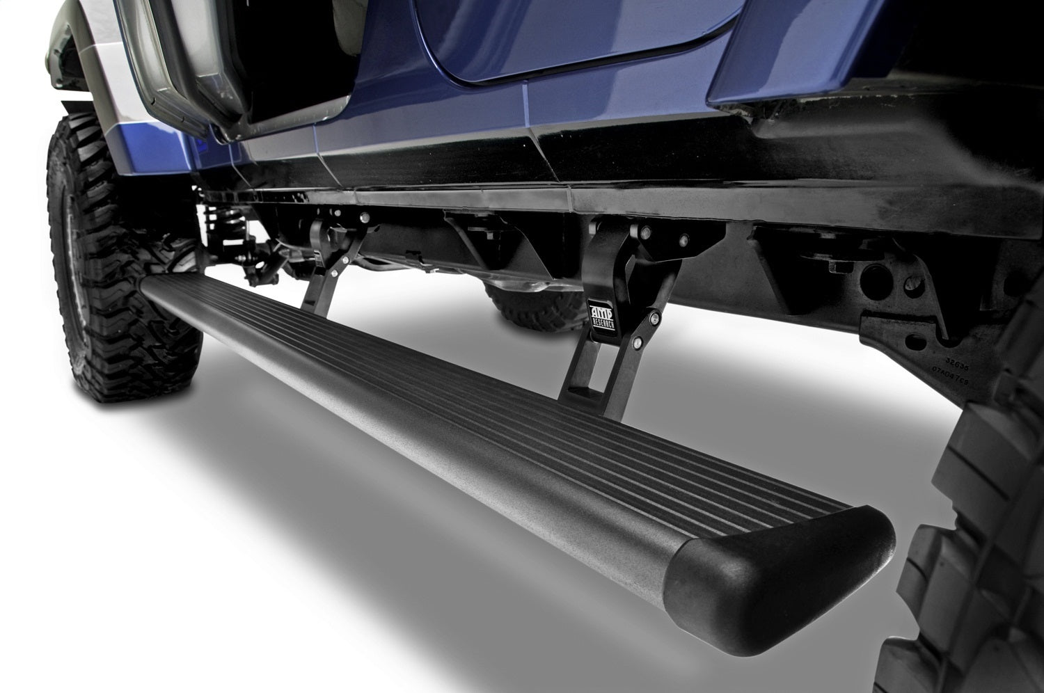 AMP Research PowerStep 75122 - 01A 2007 - 2018 Jeep Wrangler JK Running Board - Rugged Truck Gear