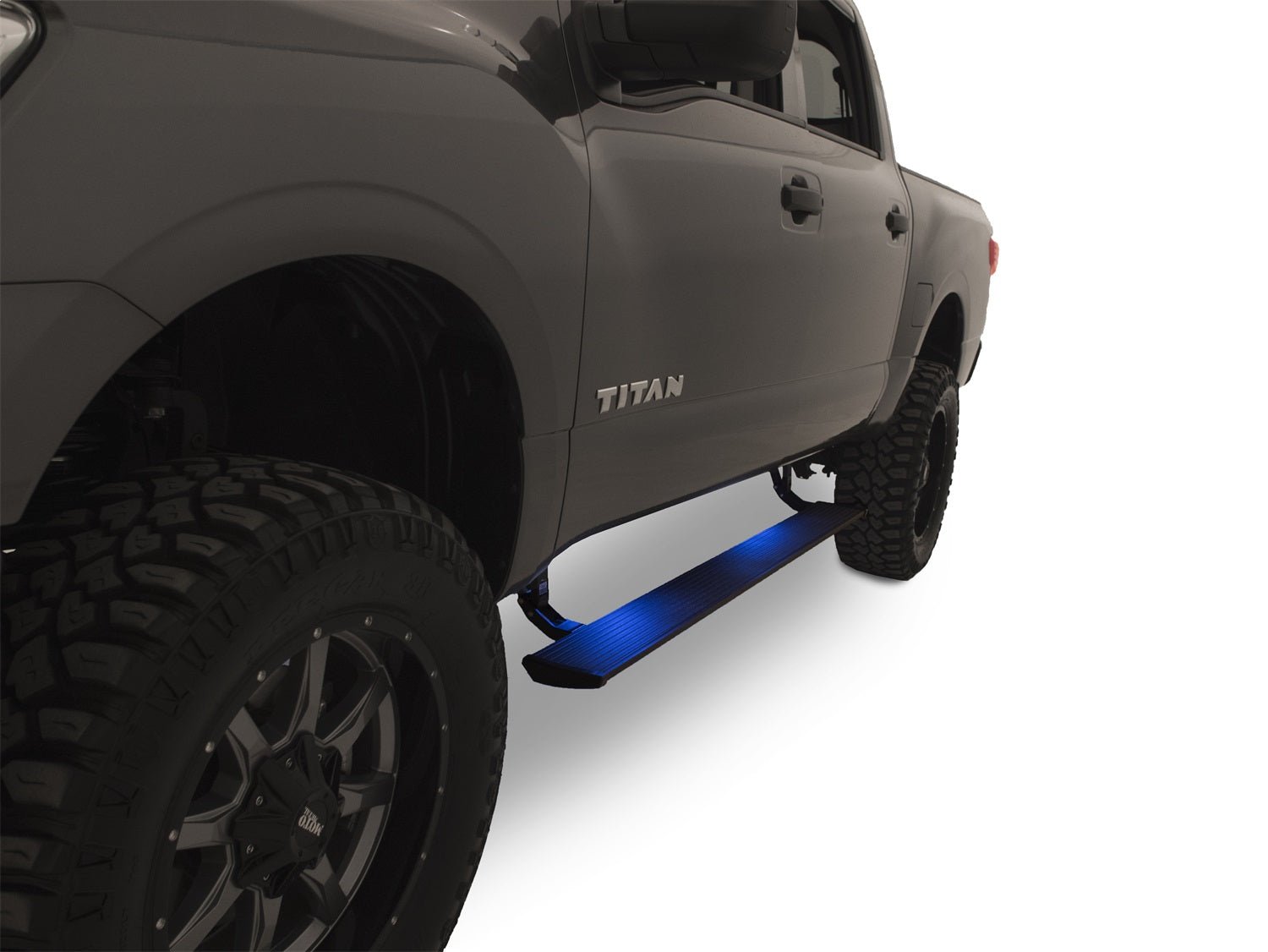 AMP Research PowerStep 76120 - 01A 2017 Nissan TITAN Running Board - Rugged Truck Gear