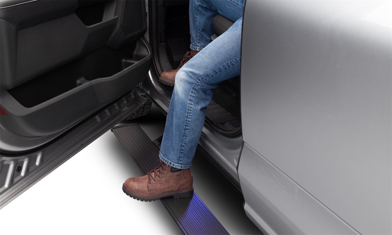 AMP Research PowerStep 76152 - 01A 2021 - 2023 Ford F150 Running Board - Rugged Truck Gear