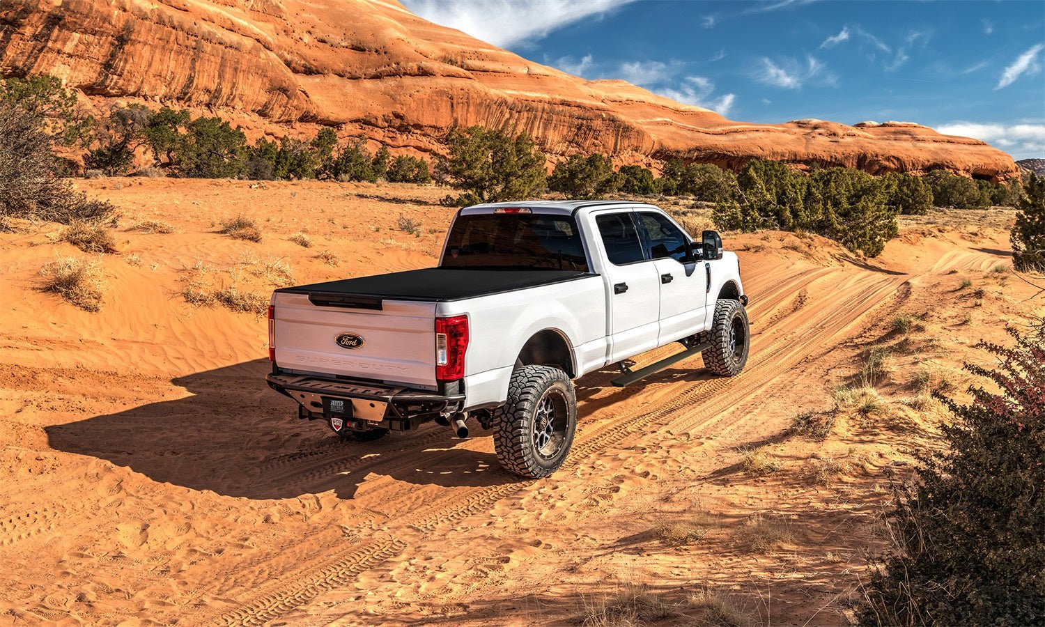 AMP Research PowerStep 76242 - 01A 2022 - 2024 Ford F450 Super Duty Running Board - Rugged Truck Gear