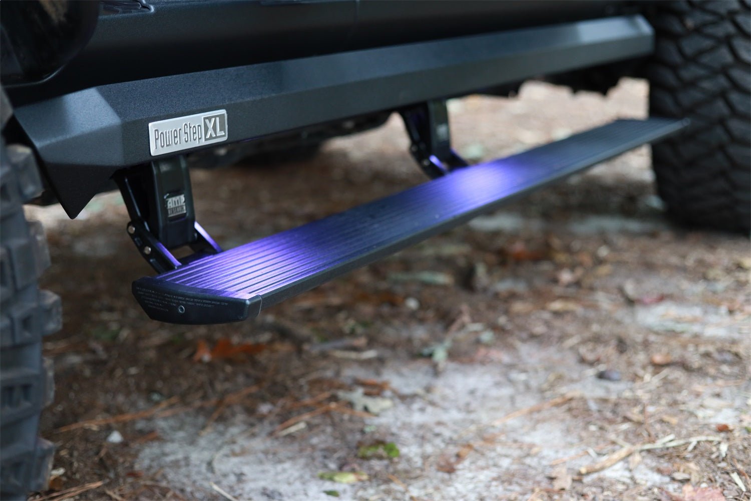 AMP Research PowerStep XL 77133 - 01A 2018 - 2024 Jeep Wrangler JL Running Board - Rugged Truck Gear
