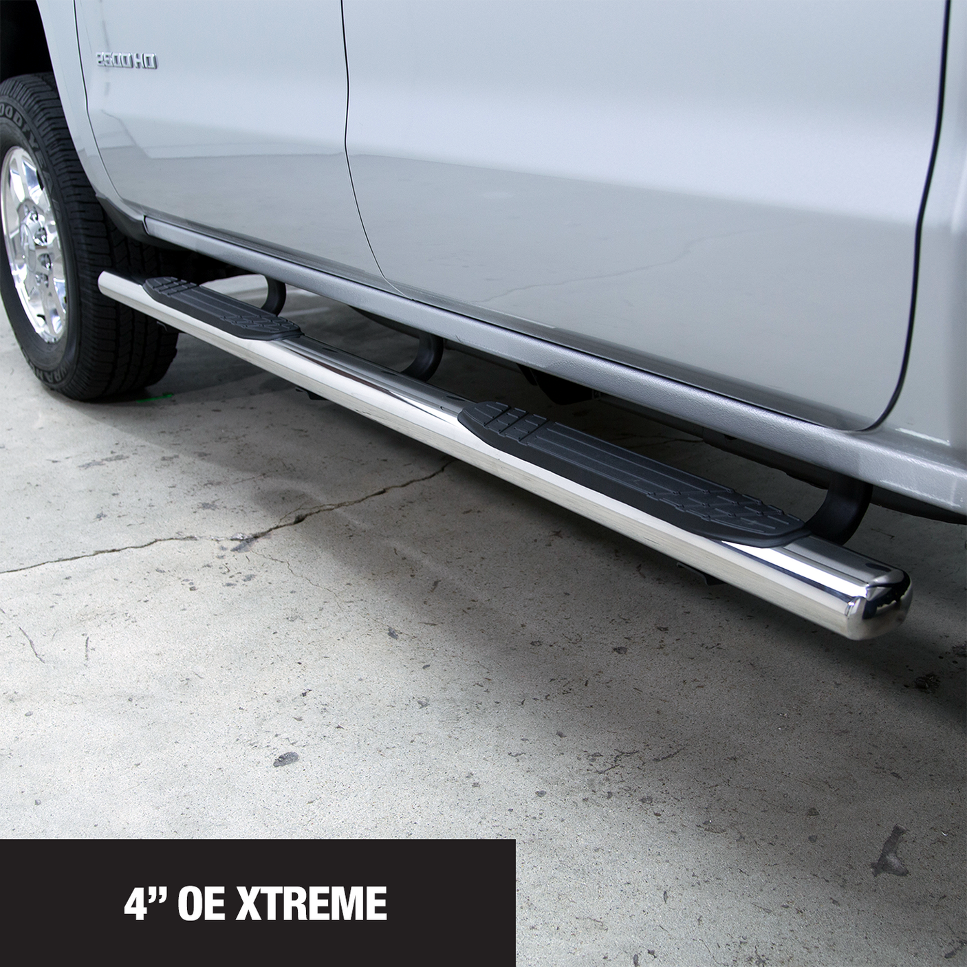 Go Rhino 640087B 2004-2024 Nissan TITAN OE Xtreme Series 4" Side Steps - Bars Only