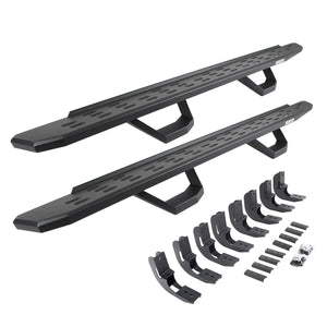 Go Rhino 6960488020PC 2019-2024 Chevy Silverado 1500 RB Series RB30 Running Boards with Mounting Brackets, 2 Pairs Drop Steps Kit