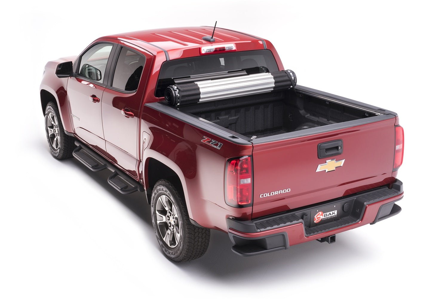 BAK Revolver X2 39125 2015 - 2022 GMC Canyon 8 ft. Bed Hard Rolling Tonneau Cover - Rugged Truck Gear
