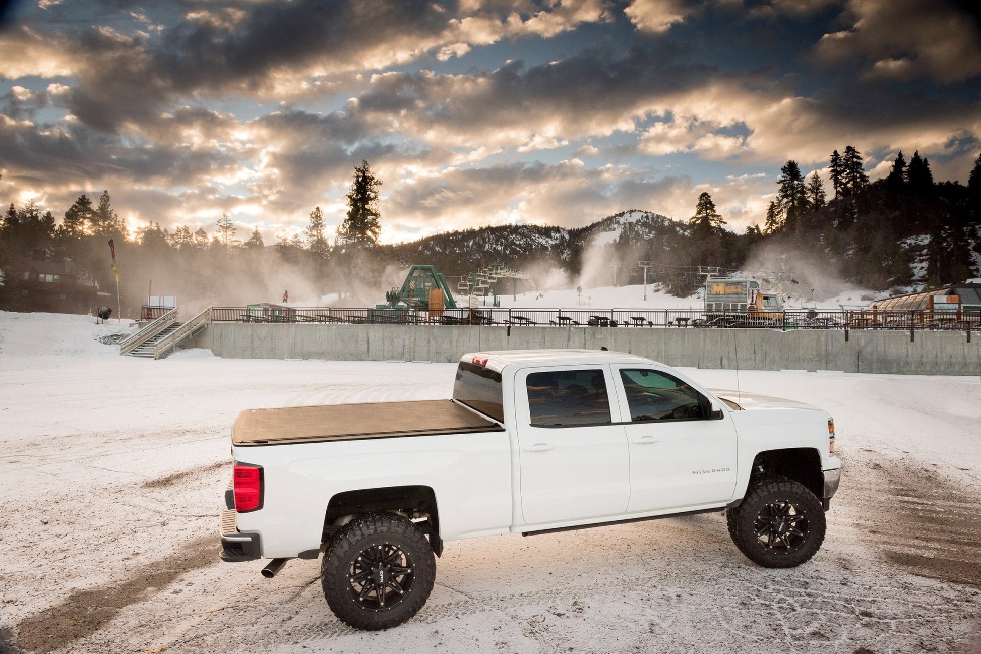 BAK Revolver X2 39125 2015 - 2022 GMC Canyon 8 ft. Bed Hard Rolling Tonneau Cover - Rugged Truck Gear