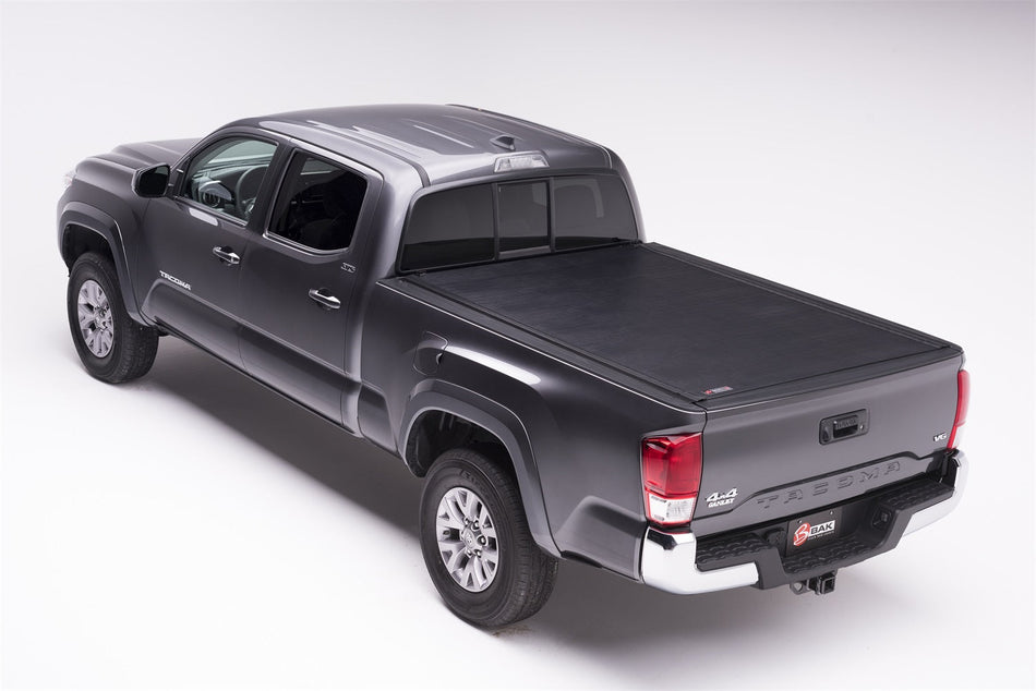 BAK Revolver X2 39407 2005 - 2015 Toyota Tacoma 8 ft. Bed Hard Rolling Tonneau Cover - Rugged Truck Gear