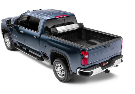 BAK Revolver X4 79133 2020 - 2022 GMC Sierra 2500/3500 HD 8 ft. Bed Hard Rolling Tonneau Cover - Rugged Truck Gear
