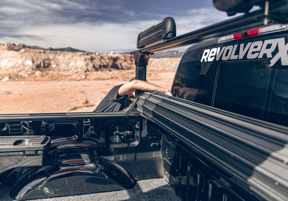 BAK Revolver X4s 80338 2021 - 2025 Ford F150 8 ft. Bed Hard Rolling Tonneau Cover - Rugged Truck Gear