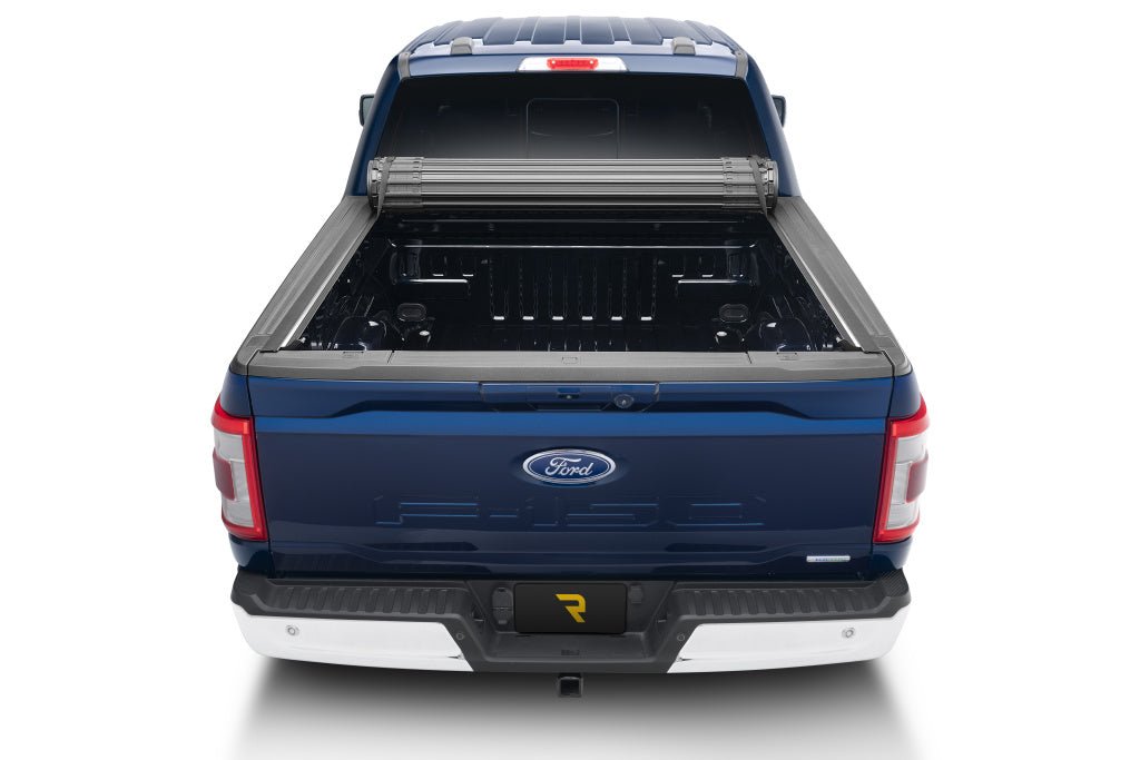 BAK Revolver X4s 80338 2021 - 2025 Ford F150 8 ft. Bed Hard Rolling Tonneau Cover - Rugged Truck Gear
