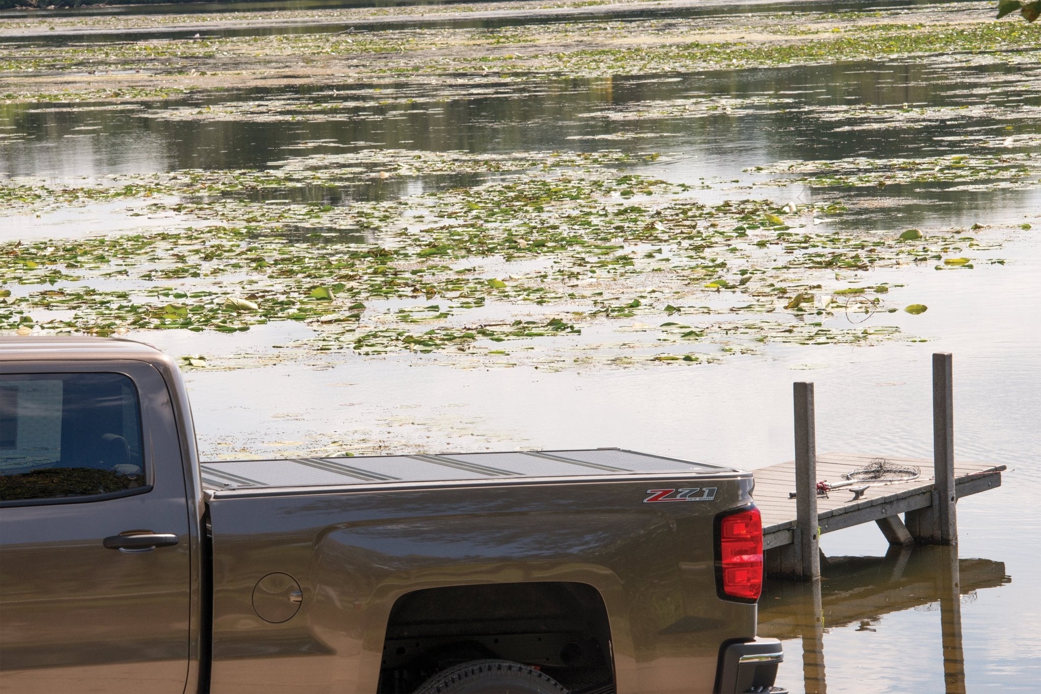 BAKFlip 1126121 2014 - 2019 GMC Sierra 1500 8 ft. Bed BAKFlip FiberMax Hard Folding Tonneau Cover - Rugged Truck Gear