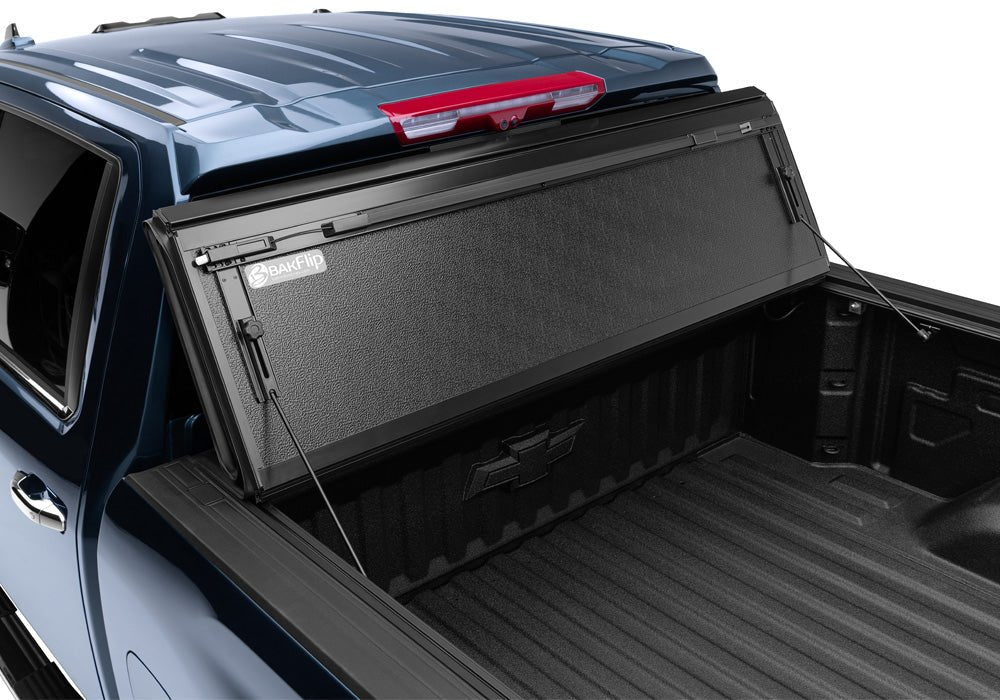 BAKFlip 226133 2020 - 2025 Chevy Silverado 2500/3500 HD 8 ft. Bed BAKFlip G2 Hard Folding Tonneau Cover - Rugged Truck Gear