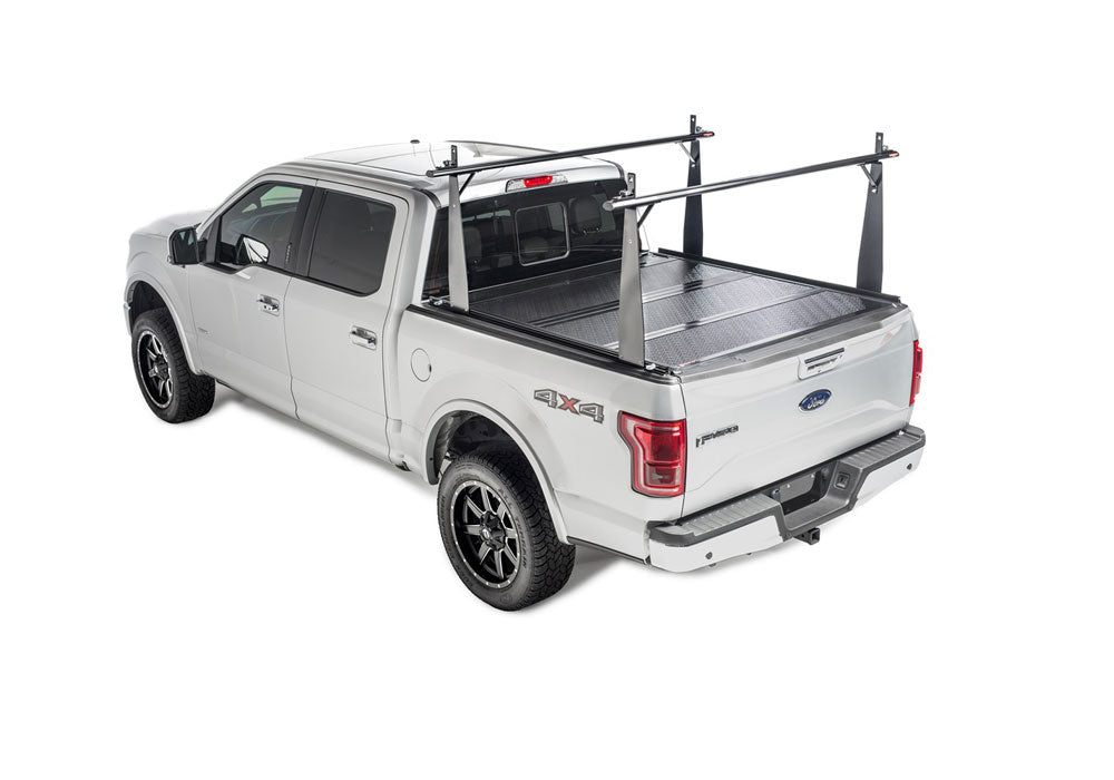 BAKFlip 26101BT 1999 - 2007 GMC Sierra 2500 HD 8 ft. Bed BAKFlip CS Hard Folding Truck Bed Cover with Integrated Rack System - Rugged Truck Gear