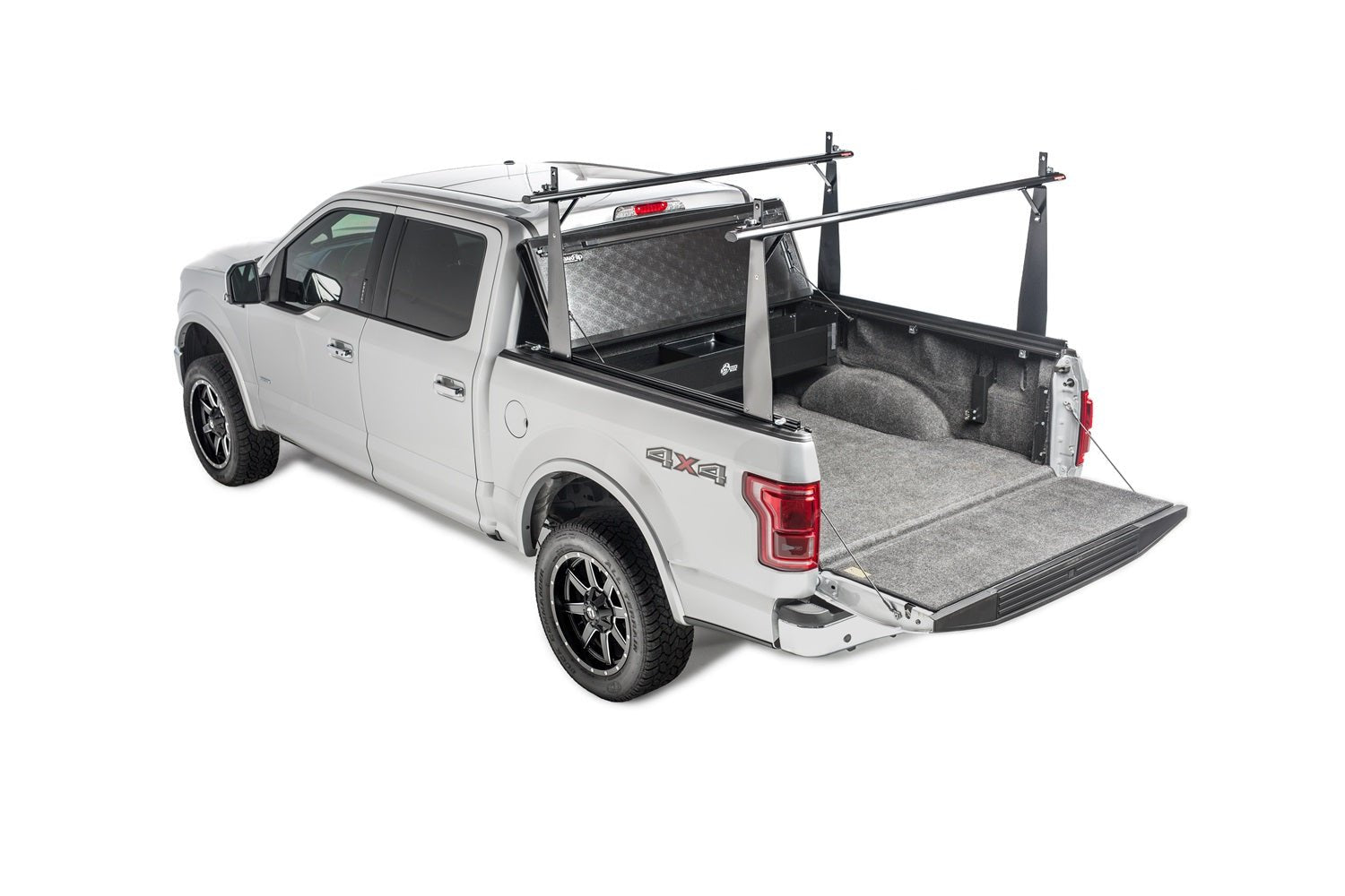 BAKFlip 26403BT 1996 - 2004 Toyota Tacoma 8 ft. Bed BAKFlip CS Hard Folding Truck Bed Cover with Integrated Rack System - Rugged Truck Gear