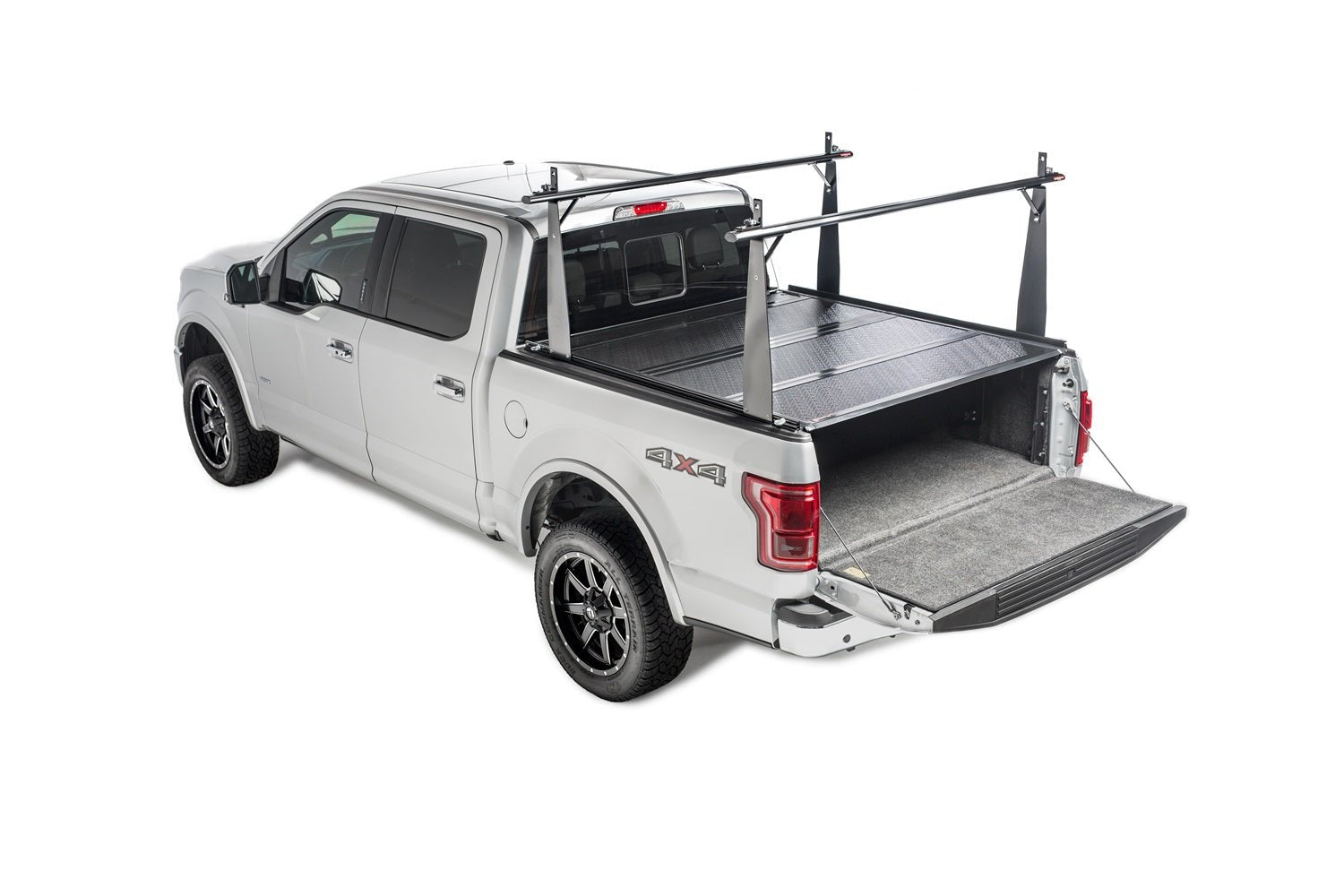 BAKFlip 26403BT 1996 - 2004 Toyota Tacoma 8 ft. Bed BAKFlip CS Hard Folding Truck Bed Cover with Integrated Rack System - Rugged Truck Gear