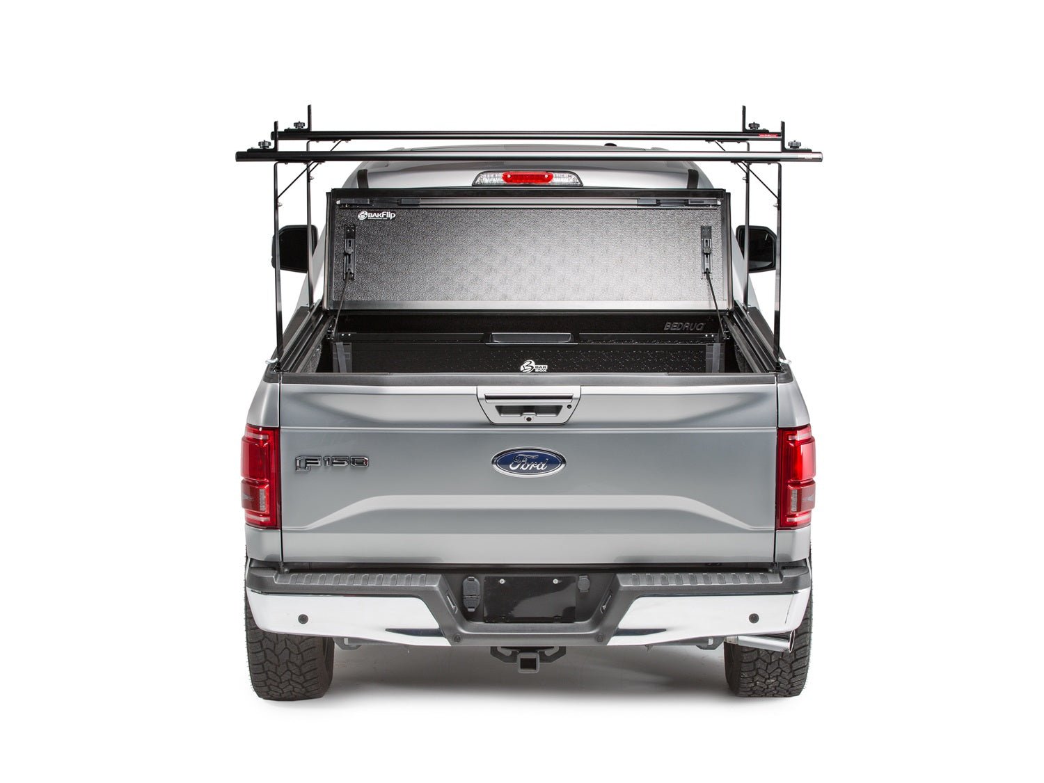 BAKFlip 26403BT 2000 - 2003 Toyota Tacoma 8 ft. Bed BAKFlip CS Hard Folding Truck Bed Cover with Integrated Rack System - Rugged Truck Gear