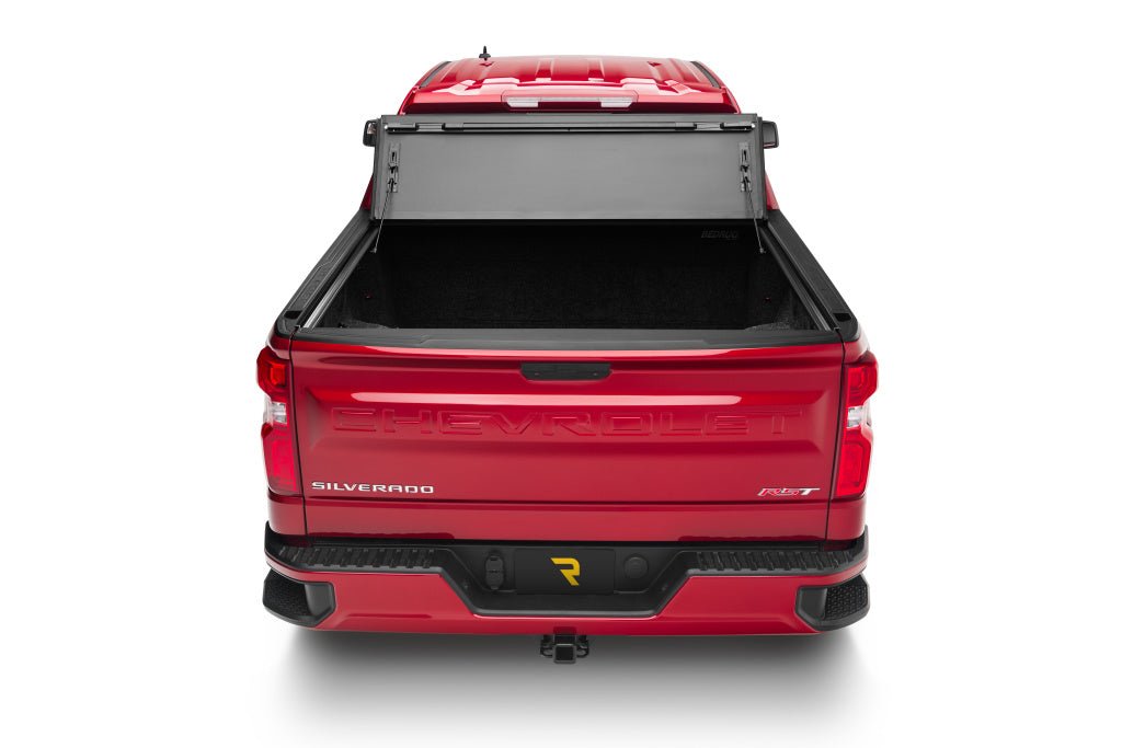 BAKFlip 448132 2019 - 2025 GMC Sierra 1500 8 ft. Bed BAKFlip MX4 Hard Folding Tonneau Cover - Rugged Truck Gear