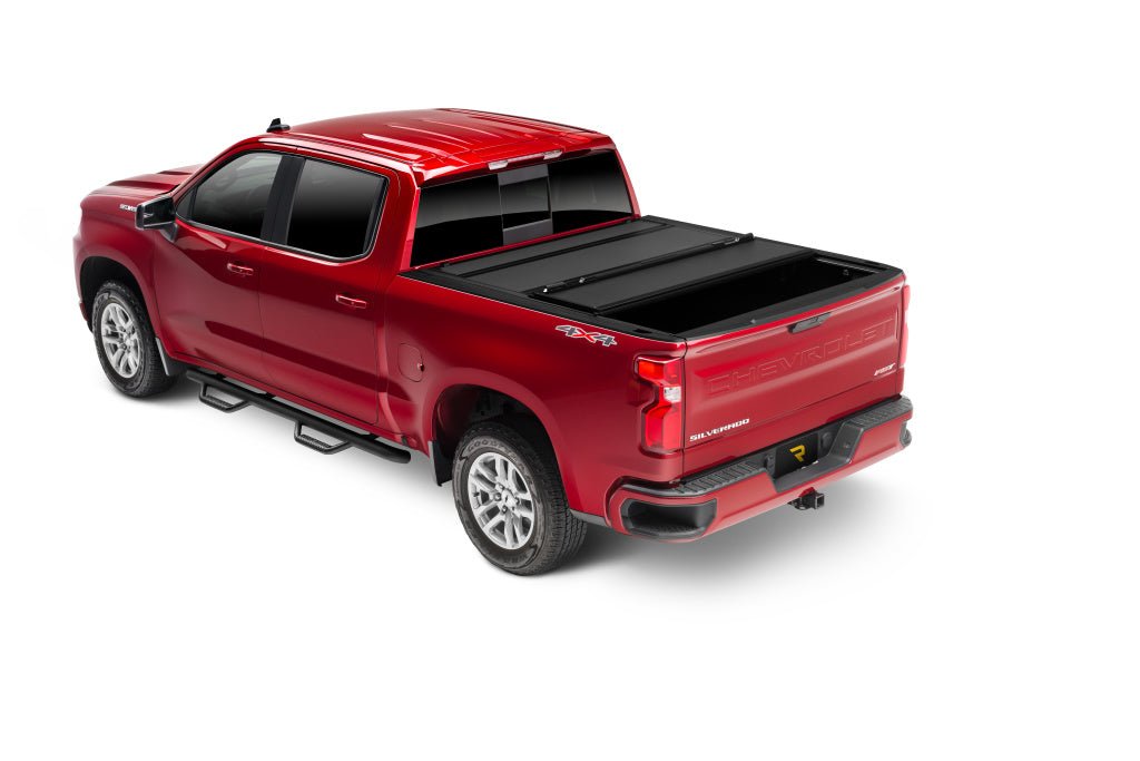 BAKFlip 448132 2019 - 2025 GMC Sierra 1500 8 ft. Bed BAKFlip MX4 Hard Folding Tonneau Cover - Rugged Truck Gear