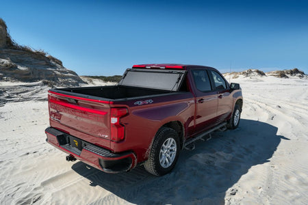 BAKFlip 448132 2019 - 2025 GMC Sierra 1500 8 ft. Bed BAKFlip MX4 Hard Folding Tonneau Cover - Rugged Truck Gear