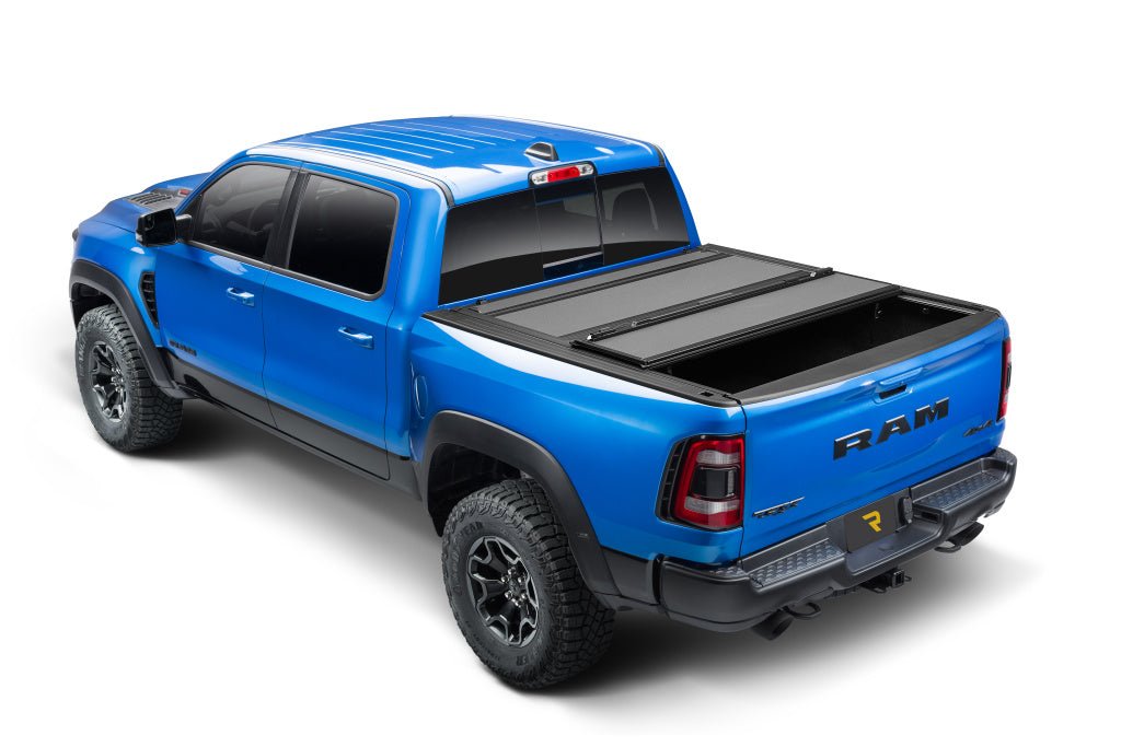 BAKFlip 448223 2019 - 2025 Dodge Ram 1500 8 ft. Bed BAKFlip MX4 Hard Folding Tonneau Cover - Rugged Truck Gear