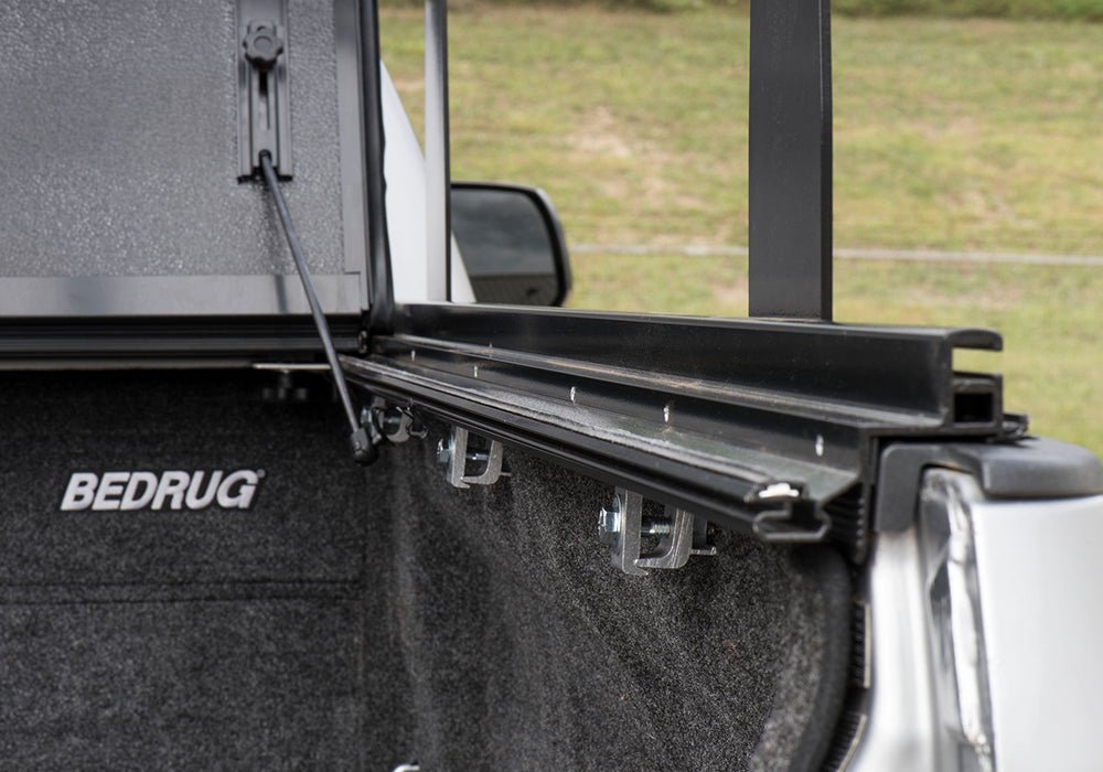 BAKFlip 72100BT 2005 - 2013 GMC Sierra 1500 6 ft. Bed BAKFlip CS - F1 Hard Folding Truck Bed Cover with Integrated Rack System - Rugged Truck Gear