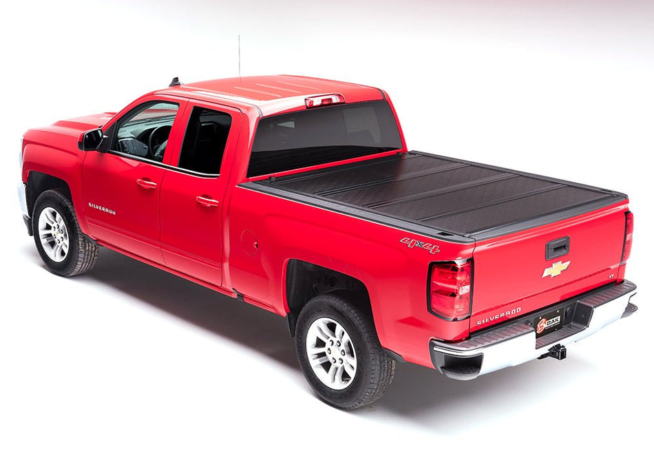 BAKFlip 772101 2007 - 2014 GMC Sierra 2500/3500 HD 8 ft. Bed BAKFlip F1 Hard Folding Tonneau Cover - Rugged Truck Gear