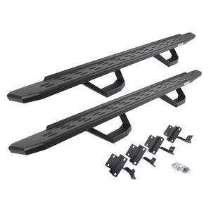 Go Rhino 6961778020PC 2015-2023 Ford F150 Lariat RB Series RB30 Running Boards with Mounting Brackets, 2 Pairs Drop Steps Kit