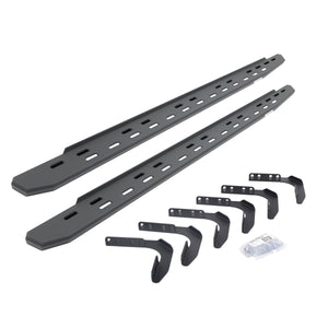 Go Rhino 69617680SPC 1999-2016 Ford F250/F350 Super Duty RB Series RB30 Slim Line Running Boards with Mounting Bracket Kit