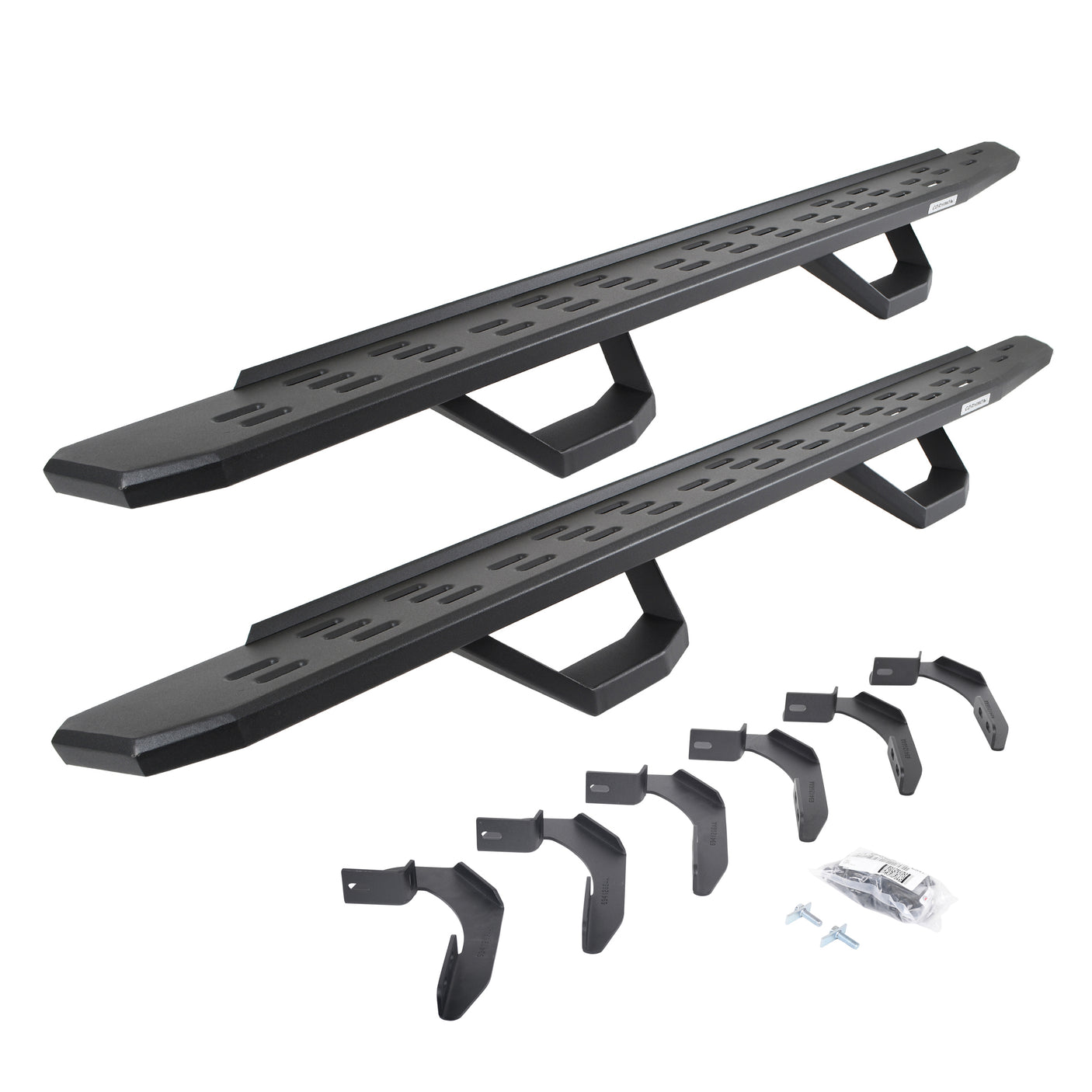 Go Rhino 6961268020PC 2010-2014 Ford F150 FX2/SVT Raptor RB Series RB30 Running Boards with Mounting Brackets, 2 Pairs Drop Steps Kit