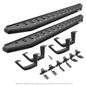 Go Rhino 6944256820T 2018-2024 Toyota 4Runner SR5 Premium/TRD Off-Road/TRD Off-Road Premium/TRD Pro RB Series RB20 Running Boards with Mounting Brackets, 2 Pairs Drop Steps Kit