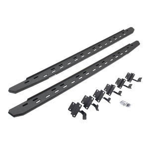 Go Rhino 69615587ST 2017-2024 Ford F250/F350 Super Duty RB Series RB30 Slim Line Running Boards with Mounting Bracket Kit