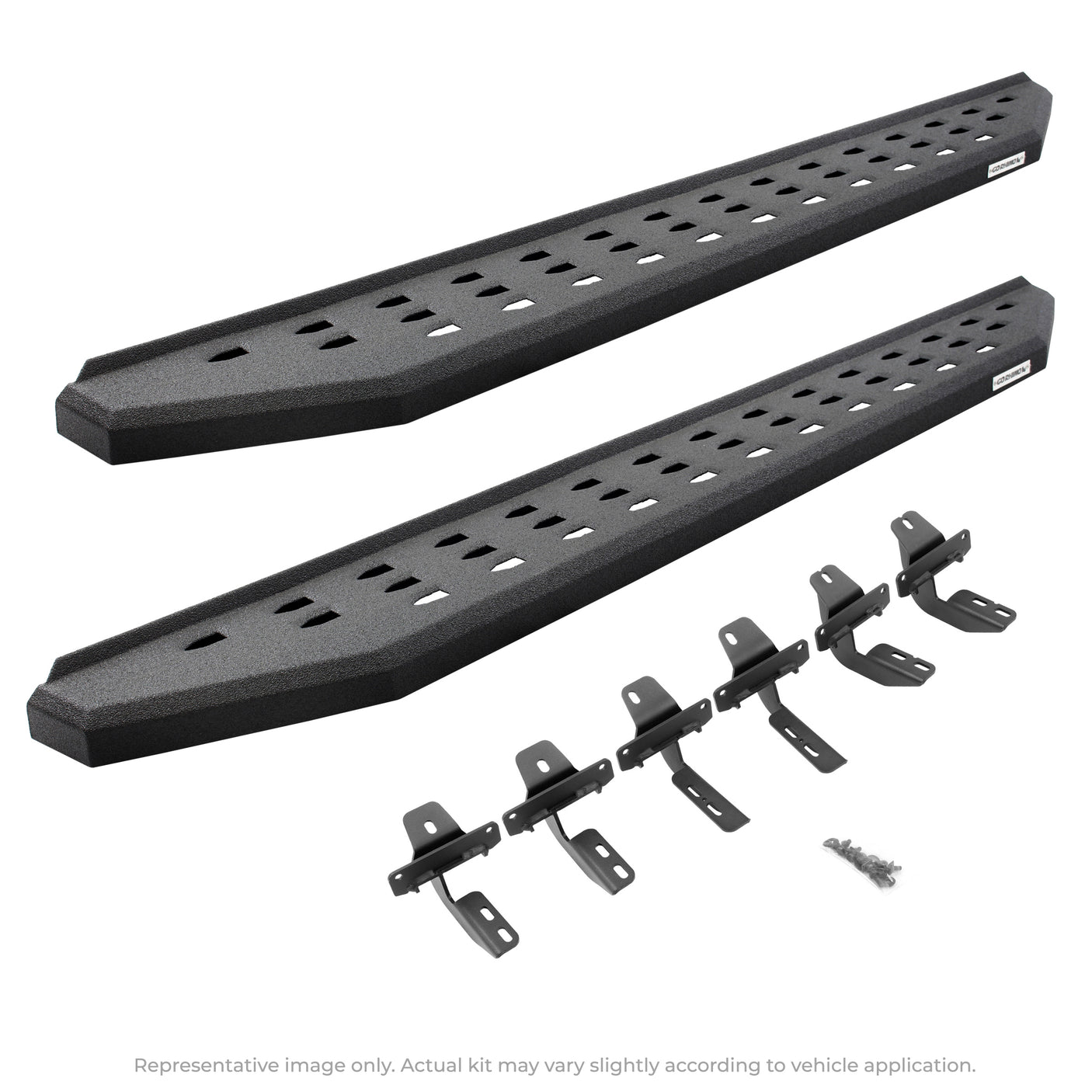 Go Rhino 69417780T 2015-2024 Ford F150 King Ranch/Lariat/Platinum/XL/XLT RB Series RB20 Running Boards with Mounting Bracket Kit