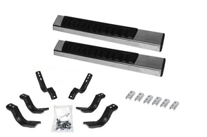 Go Rhino 6862404552PS 2007-2018 GMC Sierra 1500 OE Xtreme II Series 6" Side Steps with Mounting Bracket Kit