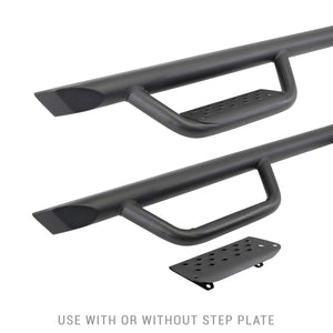 Go Rhino D20080T 2007-2024 Chevy Silverado 2500/3500 HD D2 Dominator Series Xtreme Side Steps - Bars Only, 80" Long