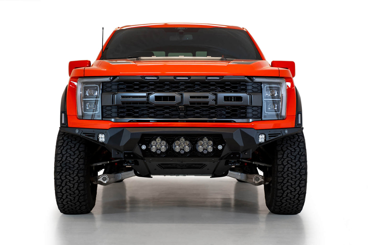 ADD F210014100103 2021-2022 Ford Raptor Bomber Front Bumper (Baja Designs) - BumperStock