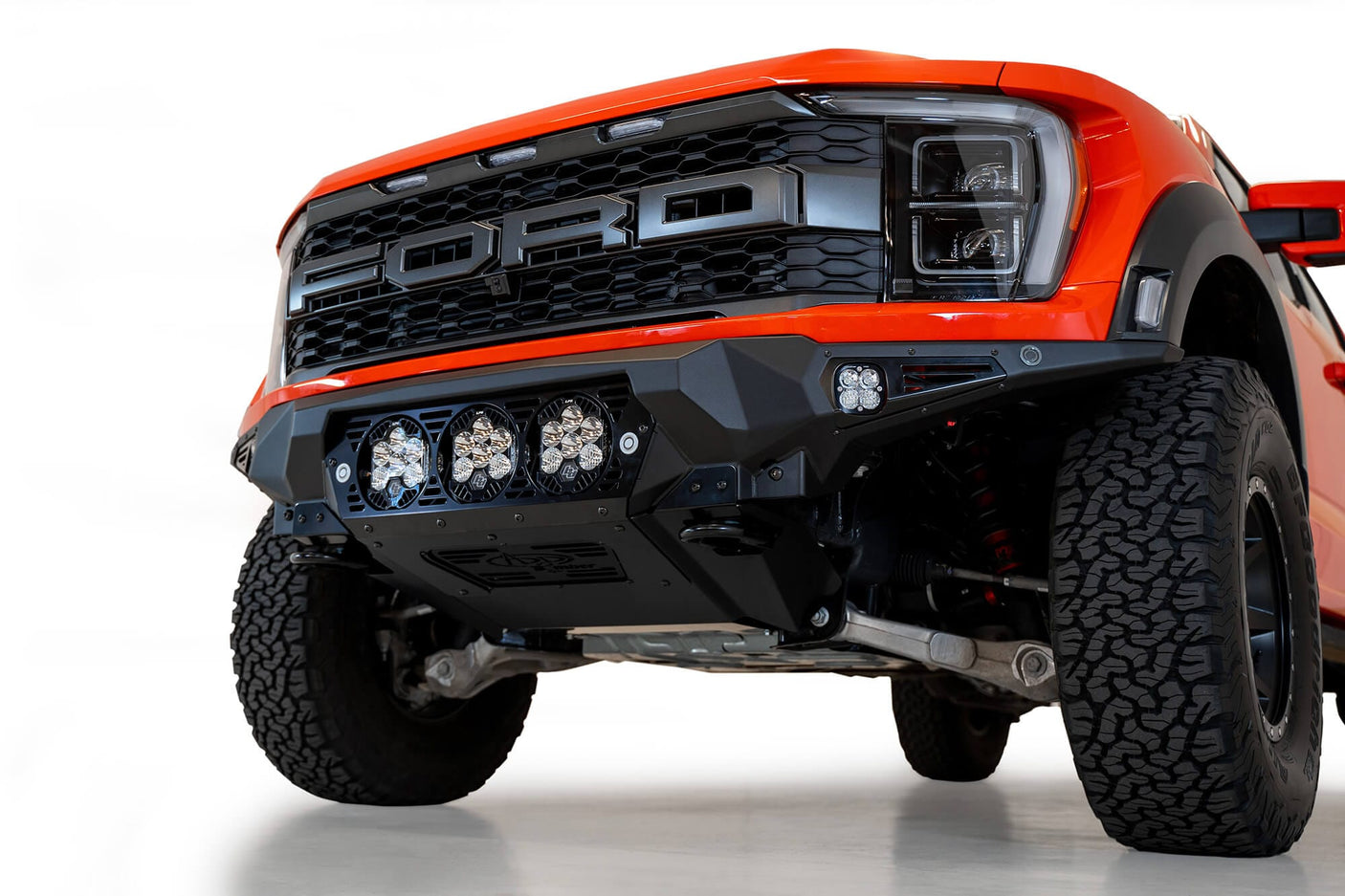 ADD F210014100103 2021-2022 Ford Raptor Bomber Front Bumper (Baja Designs) - BumperStock