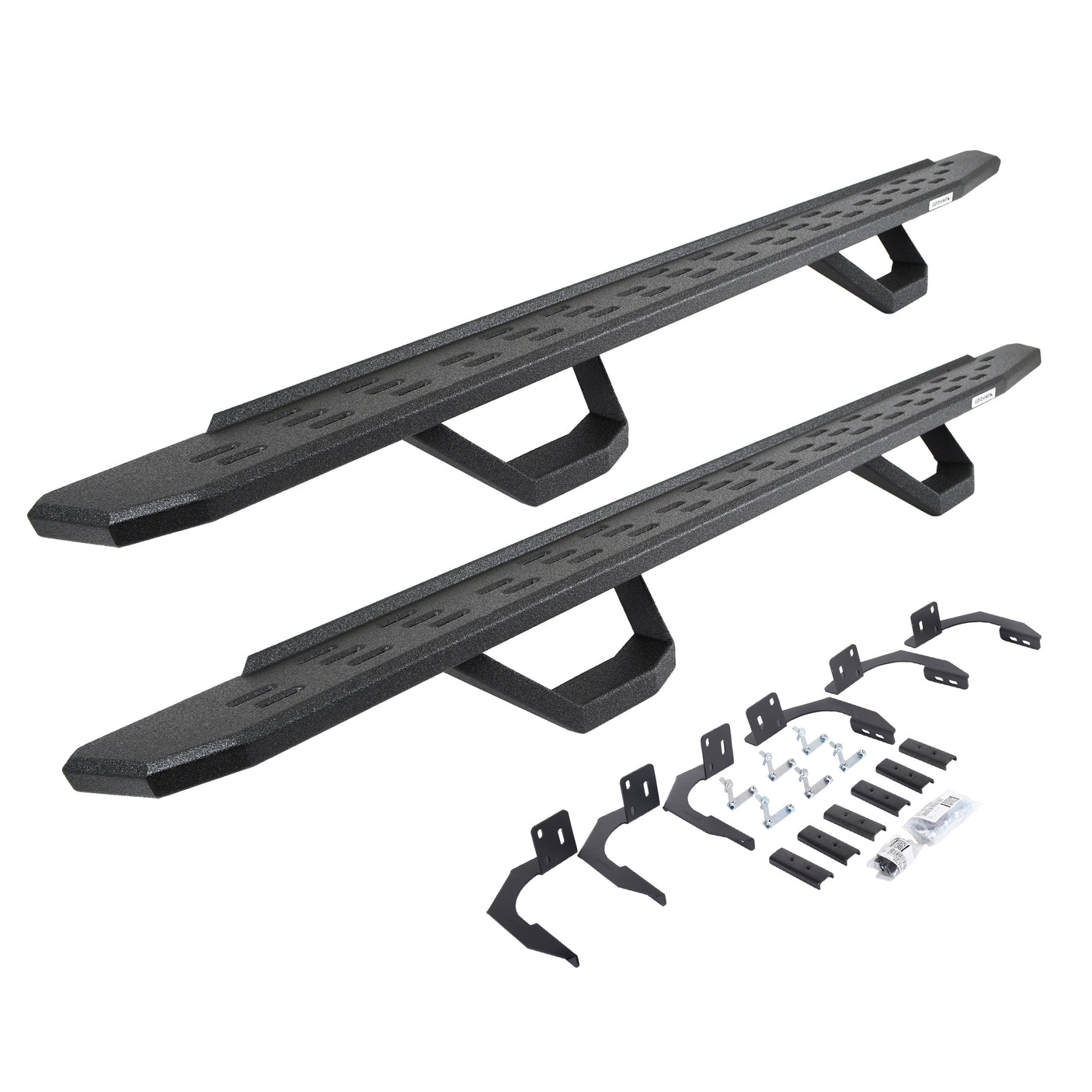 Go Rhino 6961068720T 2009-2024 Dodge Ram 2500/3500 RB Series RB30 Running Boards with Mounting Brackets, 2 Pairs Drop Steps Kit