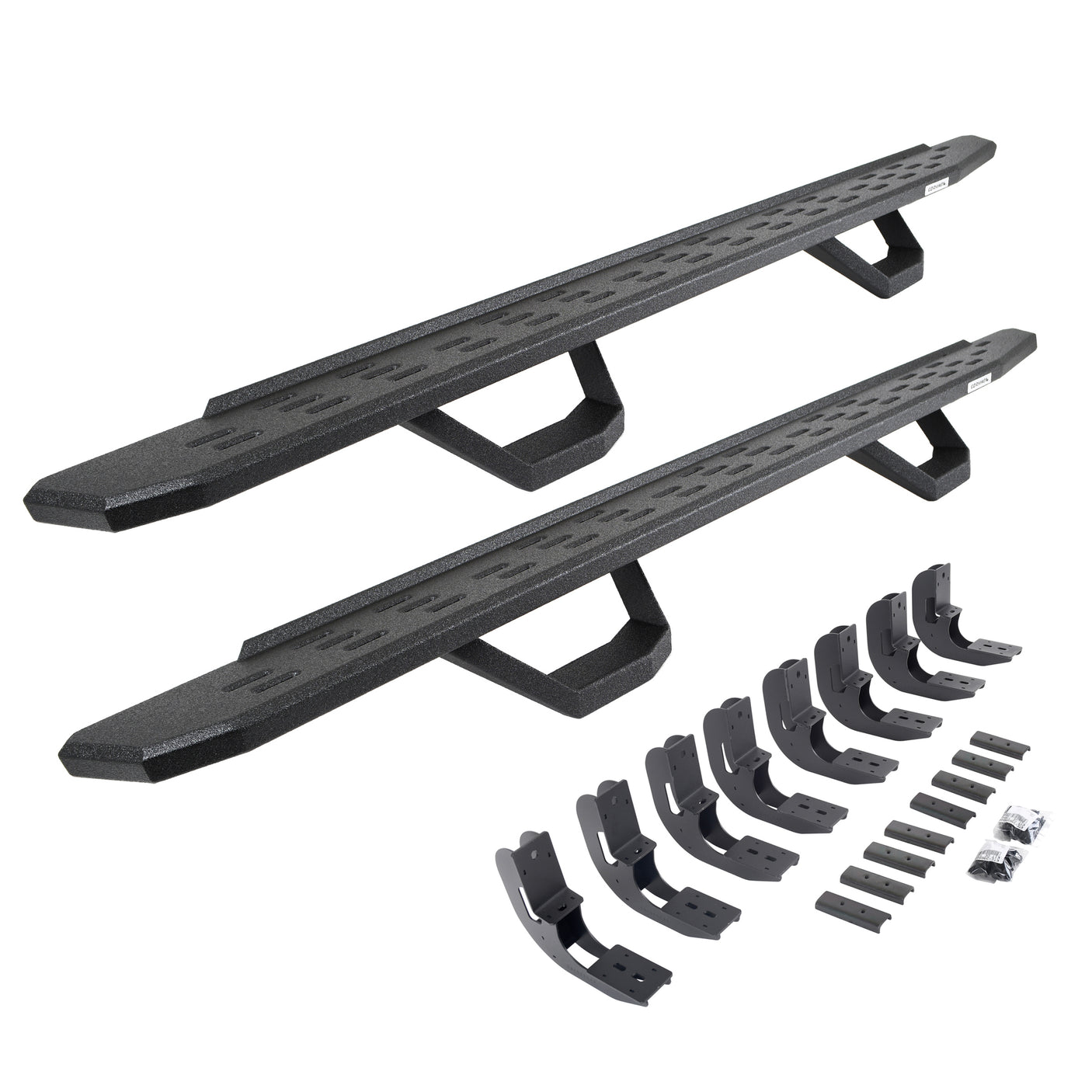 Go Rhino 6960488720T 2020-2024 GMC Sierra 2500/3500 HD RB Series RB30 Running Boards with Mounting Brackets, 2 Pairs Drop Steps Kit