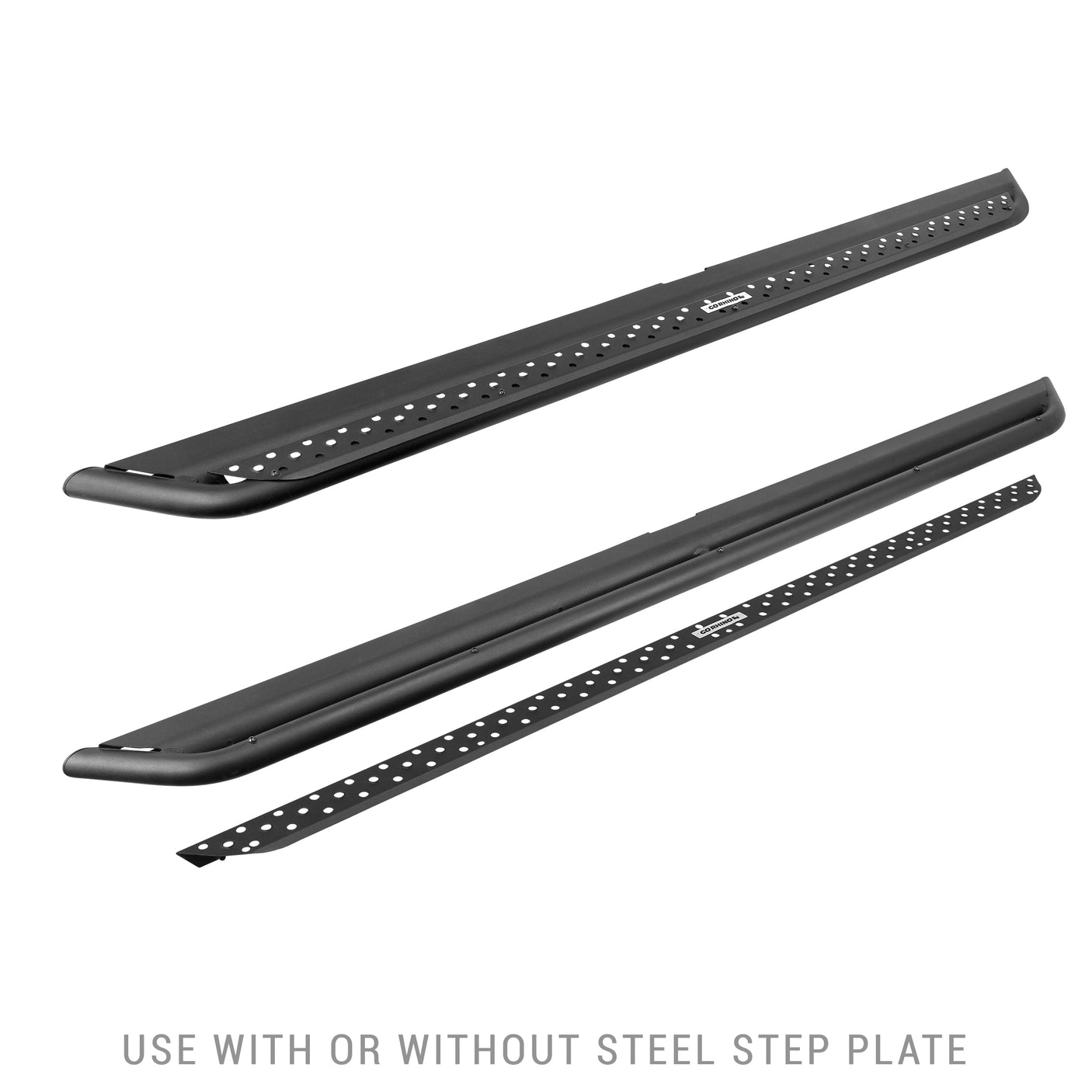 Go Rhino DSS4043T 2007-2019 Chevy Silverado 2500 HD Dominator Series Xtreme DSS Side Steps with Rocker Panel Mounting Bracket Kit