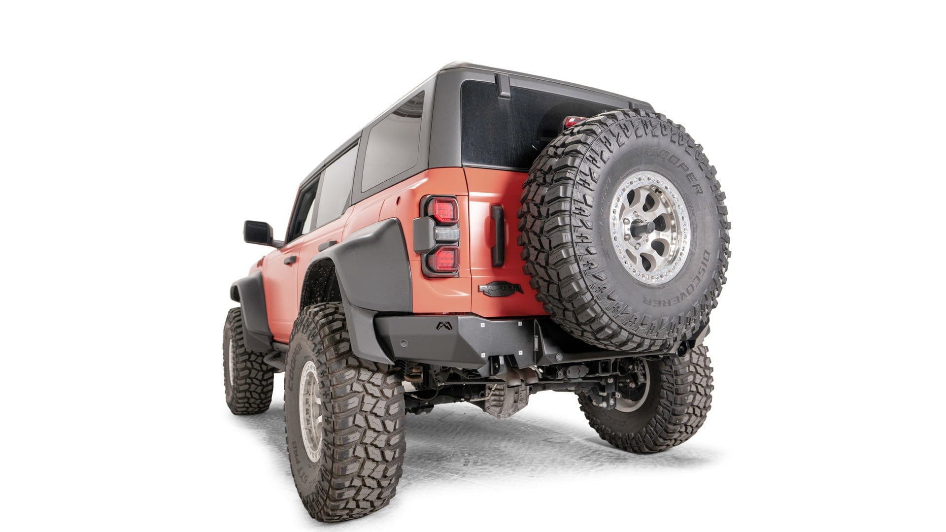 Fab Fours BR22 - Y5751 - 1 Ford Bronco Raptor 2022 - 2024 Premium Rear Bumper - Rugged Truck Gear