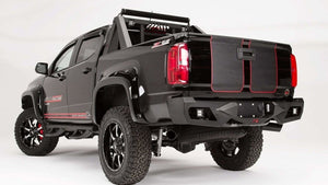 Fab Fours CC15-E3351-1 GMC Canyon 2015-2020 Vengeance Rear Bumper-BumperStock